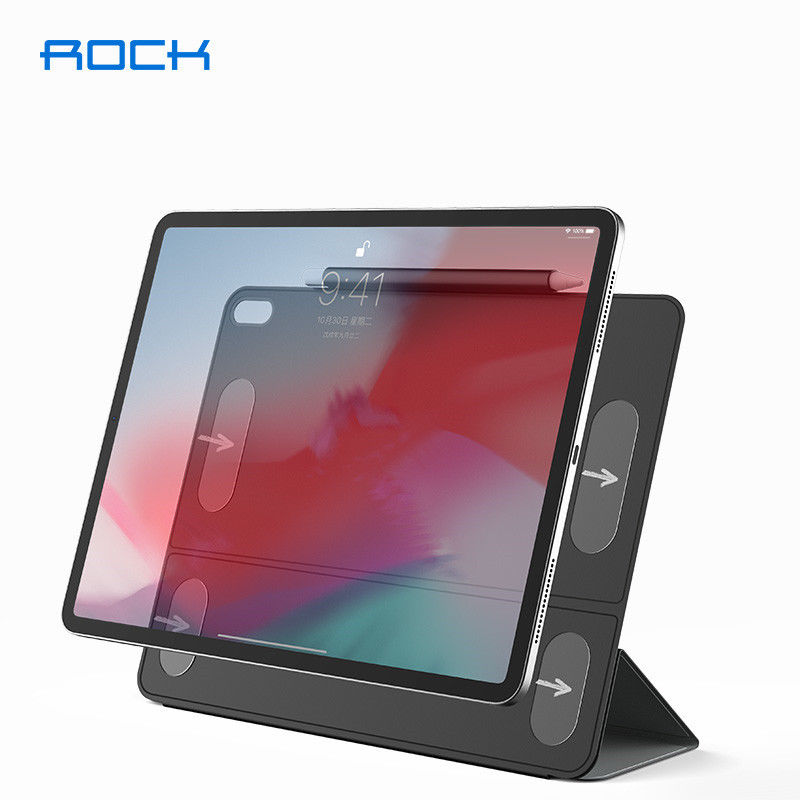 Bao Da iPad Pro 12.9 2018 Pu Leather Hiệu Rock Veena được làm bằng chất liệu silicon công nghiệp chống thấm nước, chống bụi cũng khá tốt.
